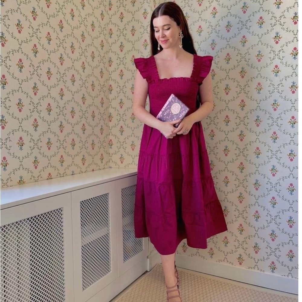 Instagram exclusive maroon hill house dress!